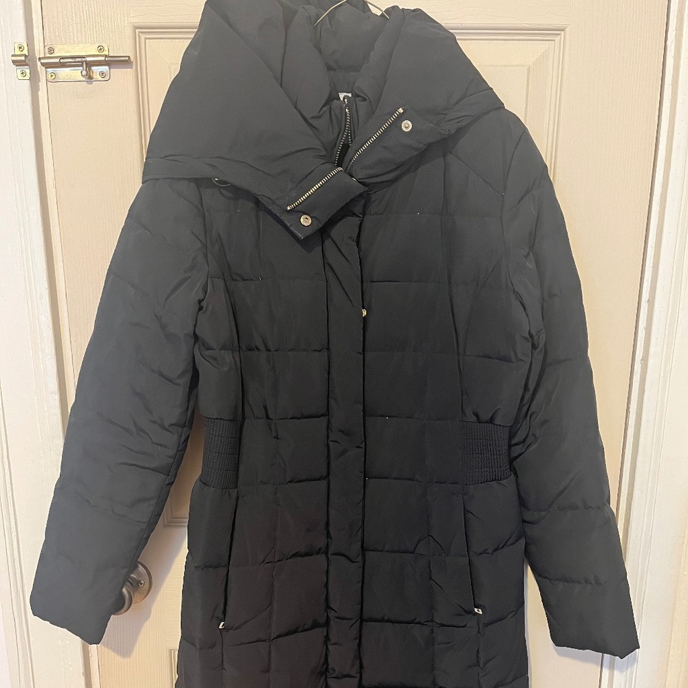 Cole Haan Puffer Jacket size S Black Long